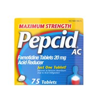 Pepcid AC Acid Reducer - Famotidine Tablets Maximum Strength