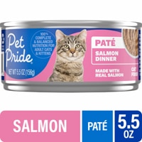 Pet Pride All Life Stages Wet Cat Food Pate Salmon Dinner