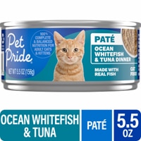 Pet Pride All Life Stages Wet Cat Food Pate Whitefish & Tuna Dinner
