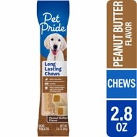 Pet Pride Long Lasting Chews Dog Treats Peanut Butter