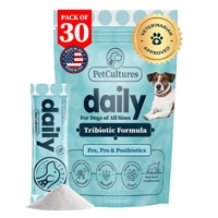 PetCultures Daily Digestive Health Tribiotic Formula Pre Pro Postbiotic