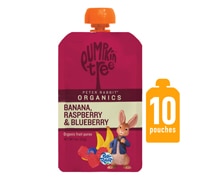 Peter Rabbit Organics Kids Snack Fruit Puree Banana Raspberry Blueberry
