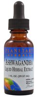 Planetary Herbals Ashwagandha Liquid Herbal Extract Lemon