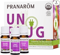 Pranarom Organic Unplug Essential Oil Wellness Kit