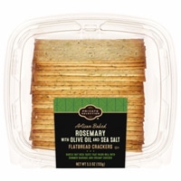 011110634757 - Private Selection  Artisan Baked Rosemary With Olive Oil  Sea Salt Flatbread Crackers -- 5.5 oz