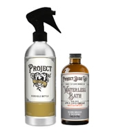 Project Sudz Dog Waterless Bath + Spray Bottle Blood Orange Patchouli
