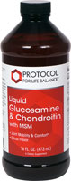 Protocol For Life Balance Liquid Glucosamine & Chondroitin with MSM Citrus