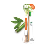 Pure and Natural Pet Bamboo Dog Toothtbrush - Large - Large