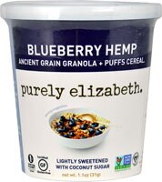 Purely Elizabeth Ancient Grain Granola + Puffs Cereal Blueberry Hemp - 1.1 oz