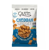 Quinn Snacks Plant Based Pretzel Nuggets Filled Cheddah Cheezy