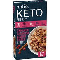 Ratio Keto Cereal Cinnamon Cranberry Almond Crunch