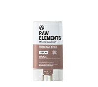 Raw Elements Mineral Sunscreen Tinted Face Stick SPF 30 Bronze