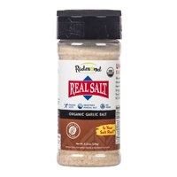 Redmond Real Salt Organic Natural Garlic Salt -- 8.25 oz