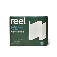 Reel Paper Towels 100% Bamboo Tree-Free 2-Ply 135 Sheet Roll