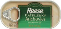 Reese Flat Fillets of Anchovies in Pure Olive Oil