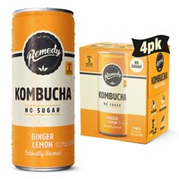 Remedy Kombucha Ginger Lemon
