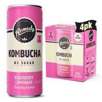 Remedy Kombucha Raspberry Lemonade