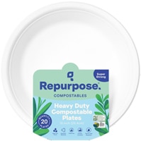 Repurpose Compostable Dinner Plates 10 inch