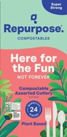 Repurpose Compostable Fork Spoon & Knife Utensils - 8 Each