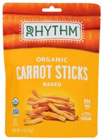 Rhythm Superfoods Organic Carrot Sticks Dried Gluten Free Naked