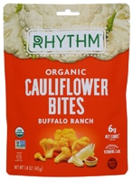 Rhythm Superfoods Organic Cauliflower Bites Buffalo Ranch