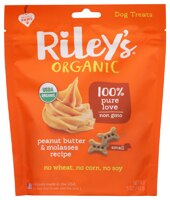 Riley's Organic Dog Treats Small Peanut Butter & Molasses