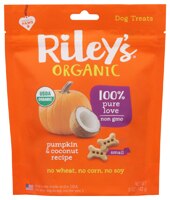 Riley's Organic Small Dog Treats Pumpkin & Coconut