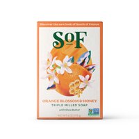 SOF Triple Milled Oval Soap Bar Orange Blossom Honey