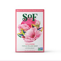 SOF Triple Milled Oval Soap Bar Wild Rose