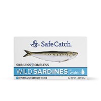 Safe Catch Wild Sardines in Water Skinless & Boneless