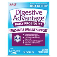 Schiff Digestive Advantage Capsules Daily Probiotic for Immune Health Calcium