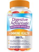 Schiff Digestive Advantage Gummies Probiotics + Immune Health Vitamin C Zinc