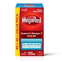 Schiff MegaRed Superior 3X Extra Strength Softgels Omega 3 Supplement