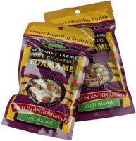 Seapoint Farms Edamame Dry Roasted Goji Blend -- 3.5 oz