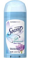 Secret Anti-Perspirant Deodorant Invisible Solid Sheer Clean -- 2.6 oz
