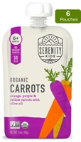 Serenity Kids Organic Baby Food Puree 6+ Months Carrots