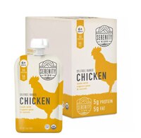 Serenity Kids Organic Baby Food Stage 2 Puree Pouch Free Range Chicken