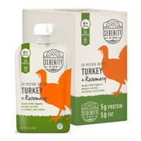 Serenity Kids Organic Baby Food Stage 2 Puree Pouch Turkey & Rosemary
