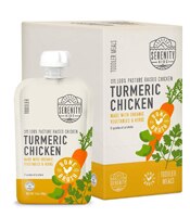 Serenity Kids Toddler Meals Pouch Turmeric Chicken With Bone Broth