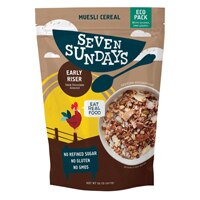 Seven Sundays Muesli Cereal - Early Riser Mix Dark Chocolate Almond