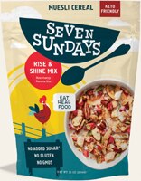 Seven Sundays Muesli Cereal - Rise & Shine Mix Strawberry Banana Nut