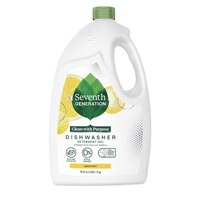 Seventh Generation Dishwasher Detergent Liquid Gel Lemon Scent