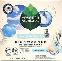 Seventh Generation Dishwasher Detergent Packs - Free and Clear