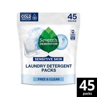 Seventh Generation Laundry Detergent Packs Sensitive Skin Free & Clear