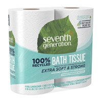 Seventh Generation Toilet Paper 2- ply 100% Recycled Paper 240 Sheets Per Roll