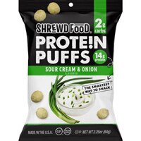 Shrewd Food Protein Puffs Sour Cream & Onion