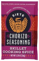 Siete Chorizo Seasoning Skillet Cooking Spice