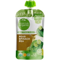 Simple Truth Organic Baby Food Puree Level 2 Pear Spinach Pea
