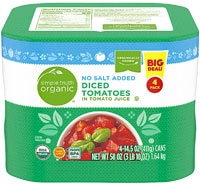 Simple Truth Organic Diced Tomatoes No Salt Added