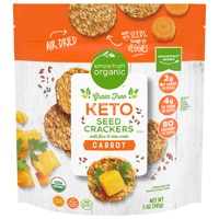 Simple Truth Organic Grain Free Keto Seed Crackers Carrot